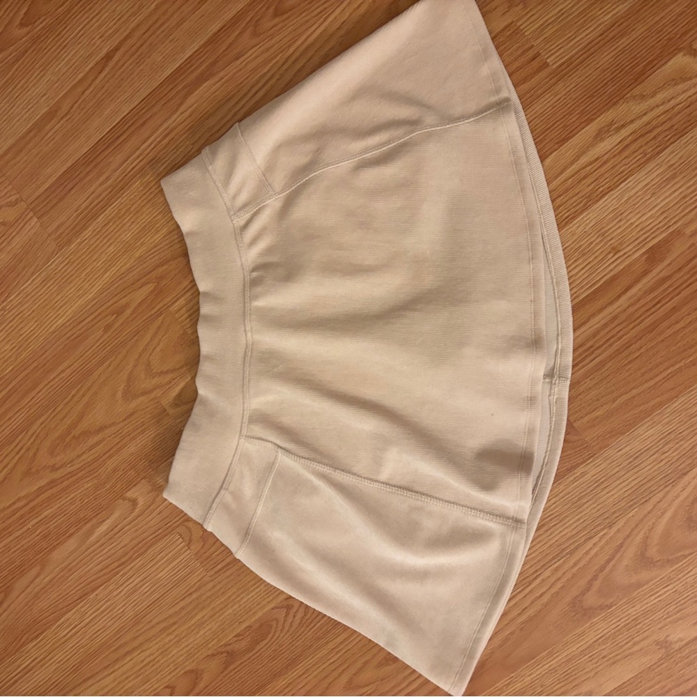 Aerie Cream Mini Skirt